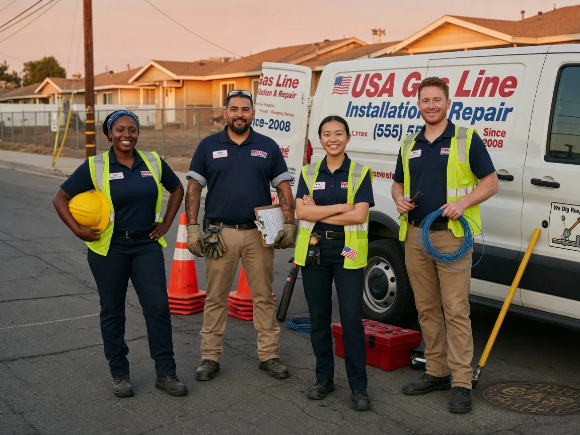 Gas Line Installation company in Knox Dale, PA